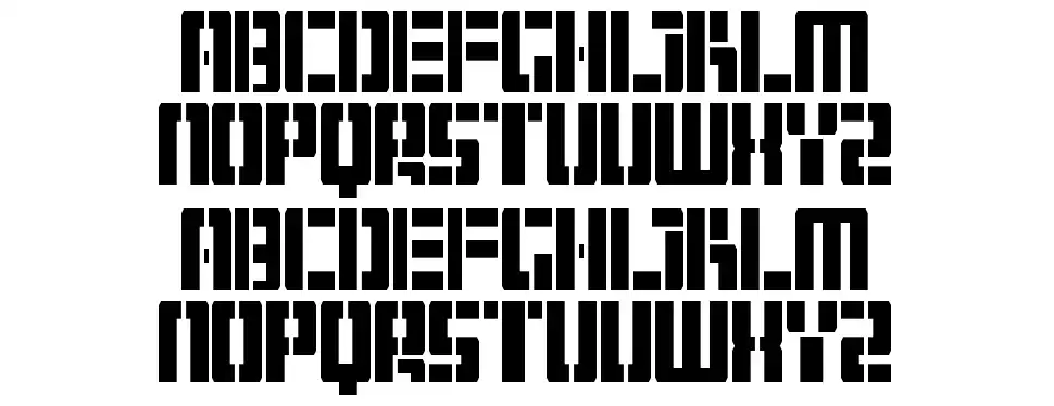 Hangar schriftart