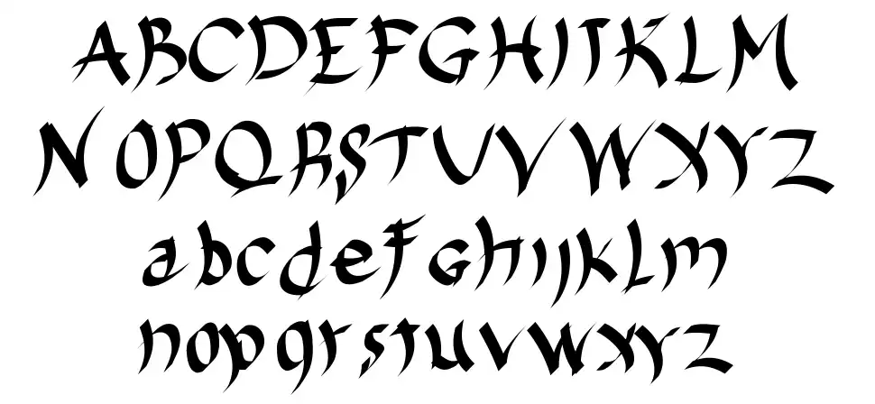 Harakiri font