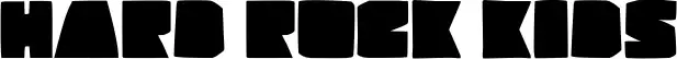 Hard Rock Kids font