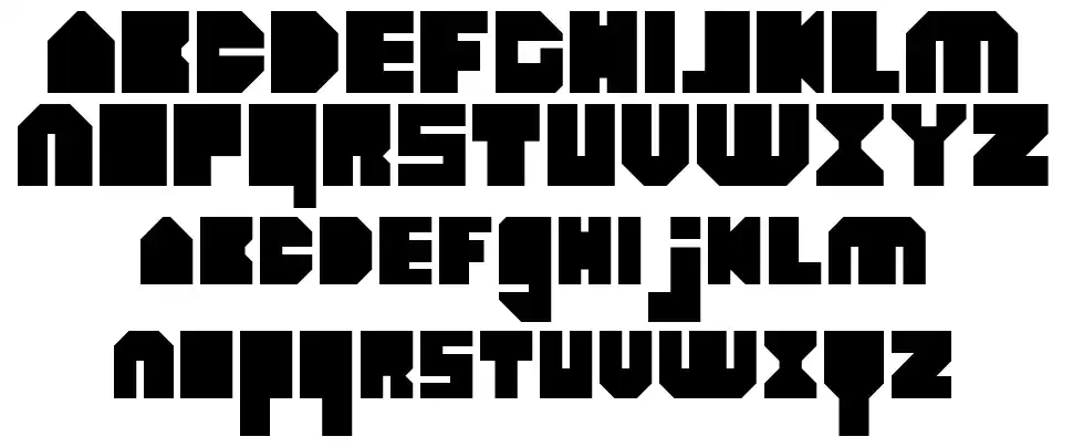 Heavy Loud Edge font