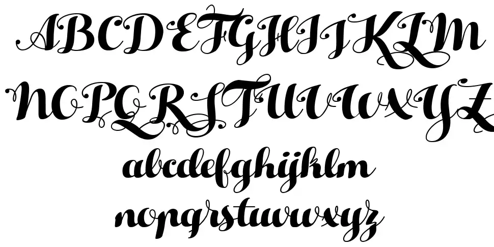 Hello Script font