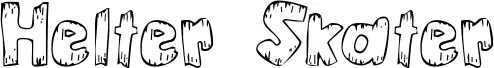 Helter Skater font