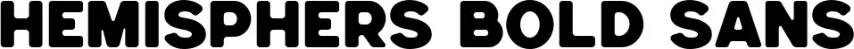 Hemisphers Bold Sans