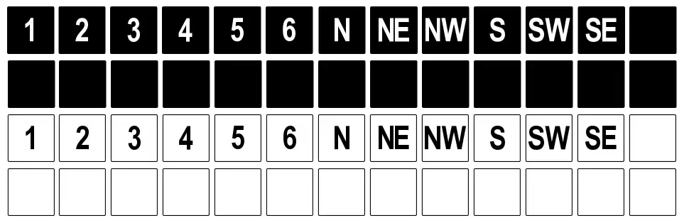 Hexahedron font
