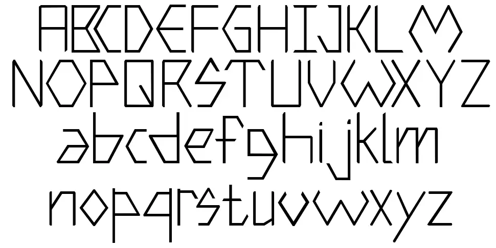 Hexter Modular font by Fajrin Fathia FontRiver