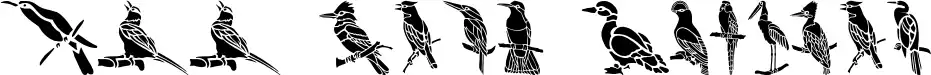 HFF Bird Stencil