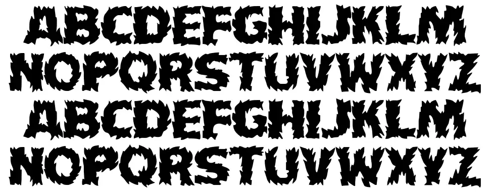 HFF Fire Dancer font