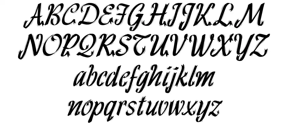 HFF Ribbon font