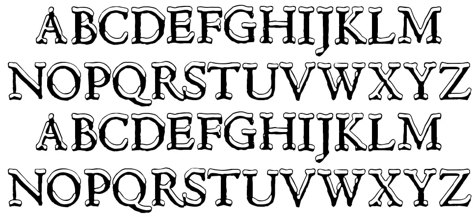 Hultog Snowdrift font