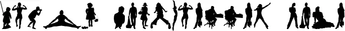 Human Silhouettes Five