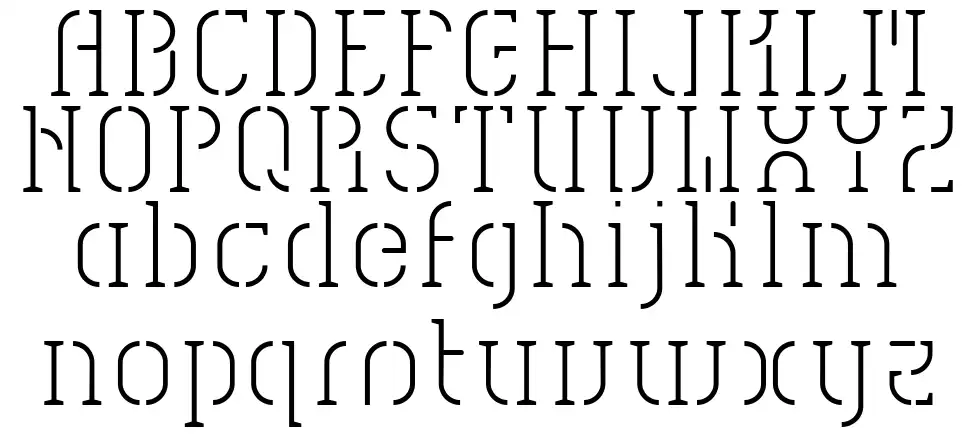 HVD Spencils schriftart