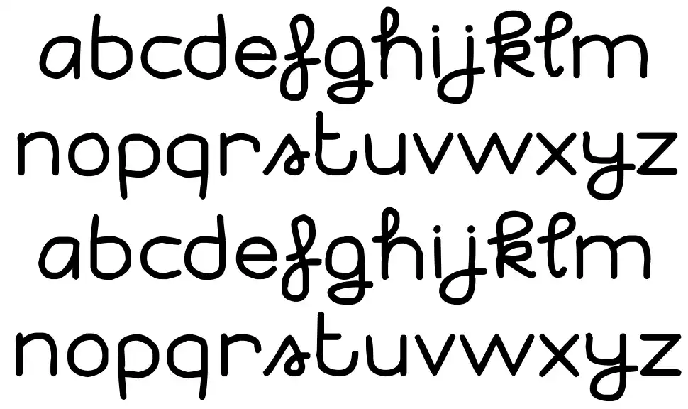 I love snailmail font by Anke van der Meer FontRiver