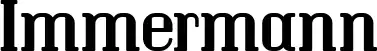 Immermann font