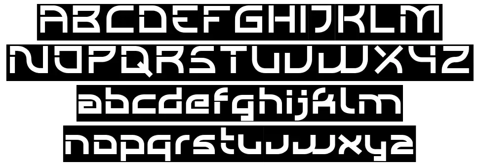 Individigital font