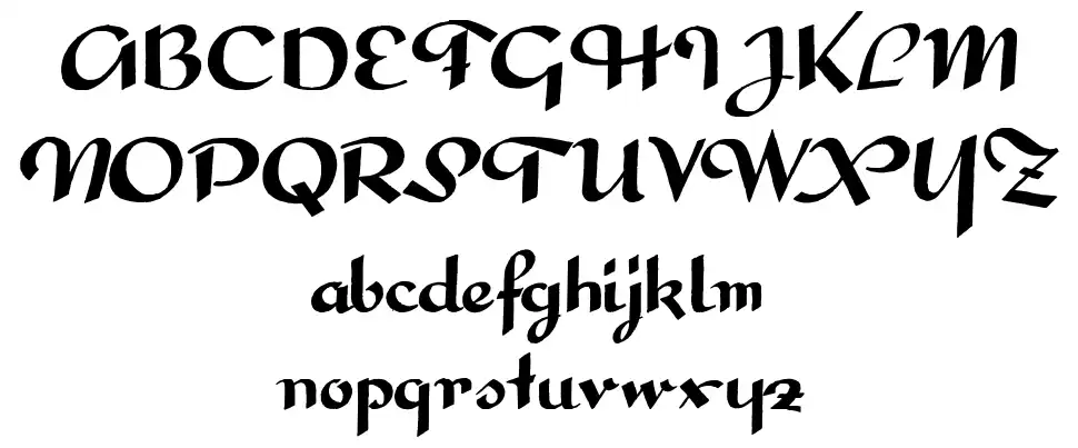 Interdite Script font