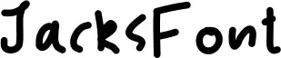 JacksFont font