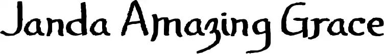 Janda Amazing Grace font