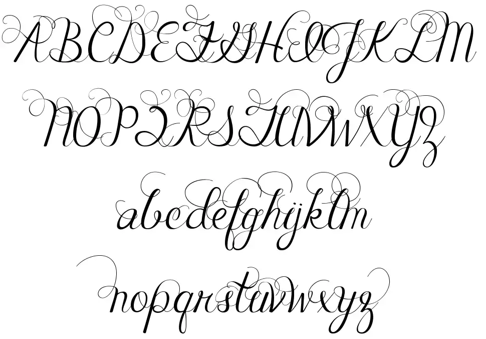 Janda Celebration Script font