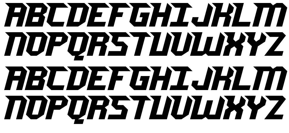 Jersey Sharp font by Jayde Garrow 