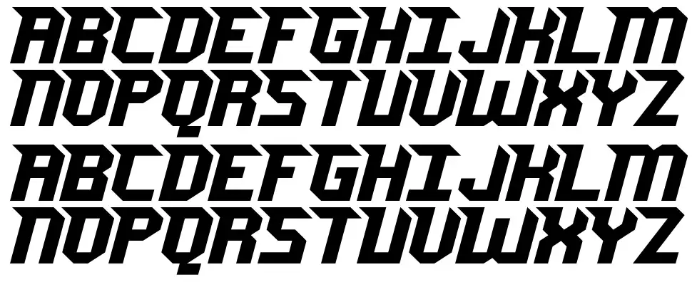 Jersey Sharp font by Jayde Garrow 