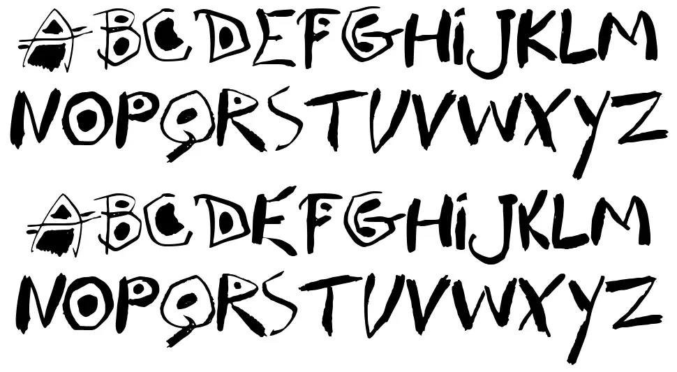 JMH Picasso Lithograph 1964 font by Jorge Morón - FontRiver