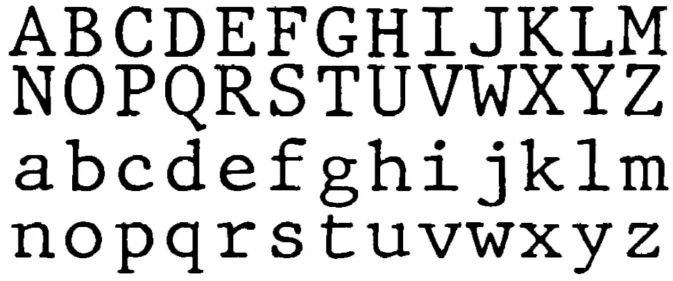 JMH Typewriter Mono fuente