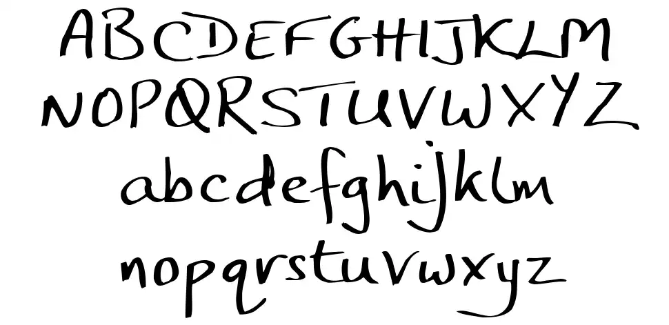 JP Hand Straight font by Jonathan Paterson FontRiver