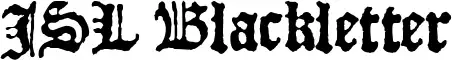 JSL Blackletter