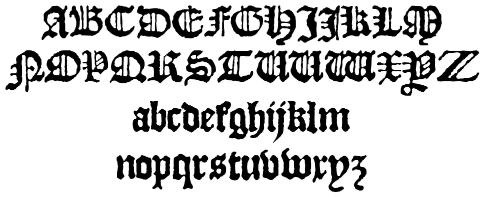 Download Jsl Blackletter Font By Jeffrey S Lee Fontriver SVG Cut Files