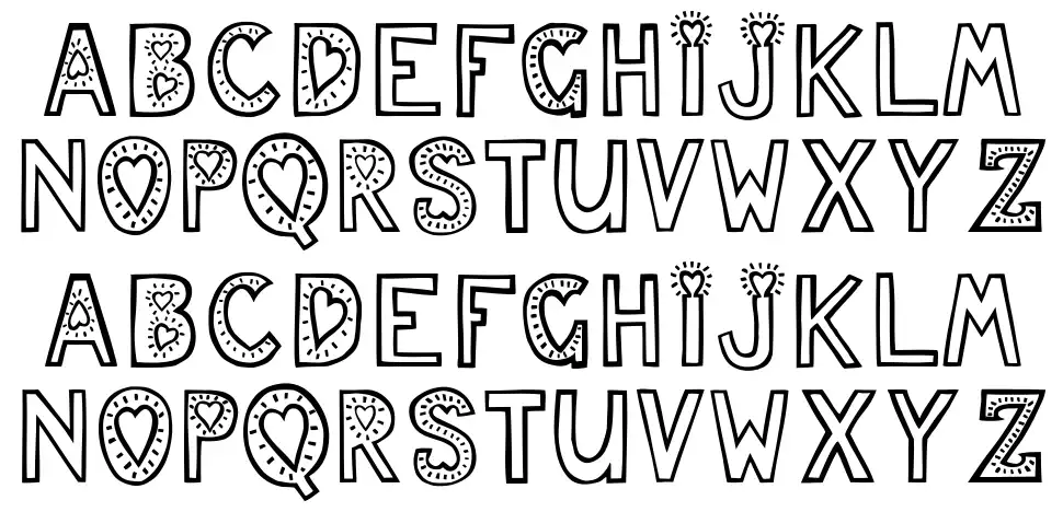 Jules Love font