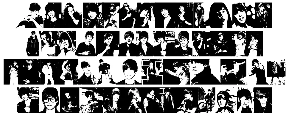 Justin Bieber font