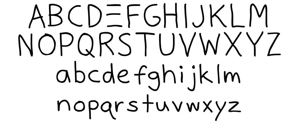 Justy Three font