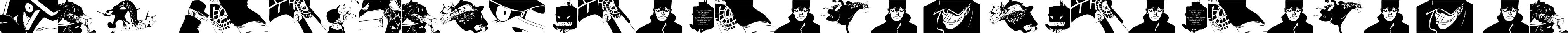 Kaku Dingbats One Piece Art One Piece Area