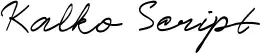 Kalko Script