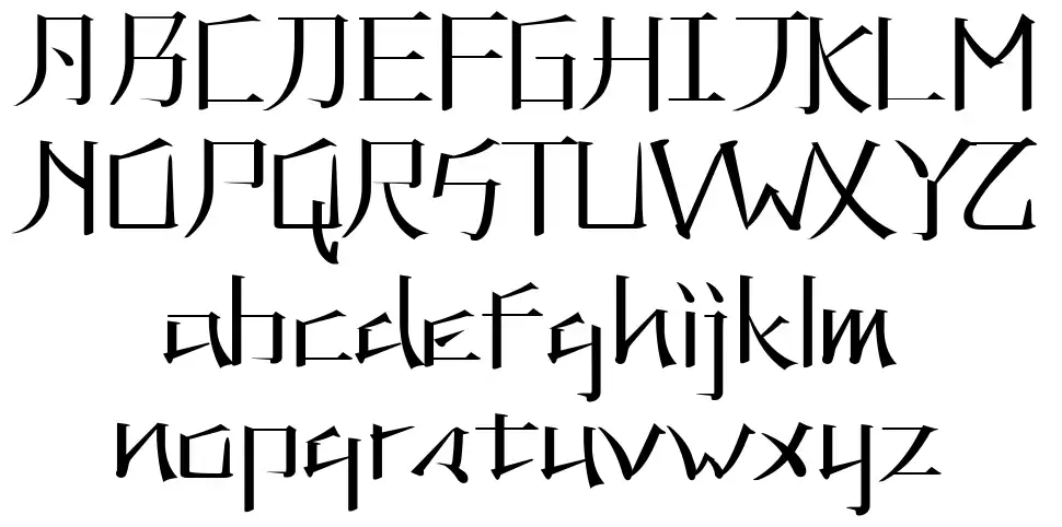 Kaneiwa Alp font
