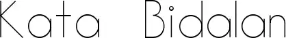 Kata Bidalan