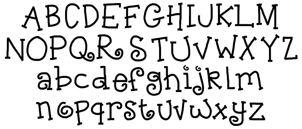 KB Nosy Neighbor font