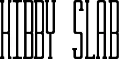 Kibby Slab font