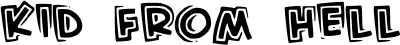 Kid From Hell font