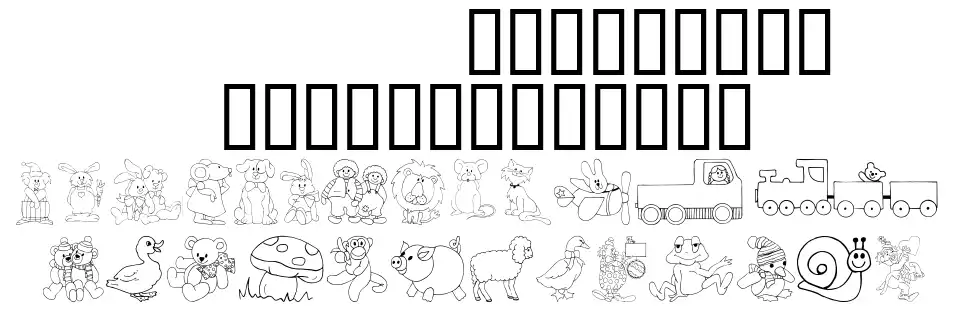 Kiddy Ding font
