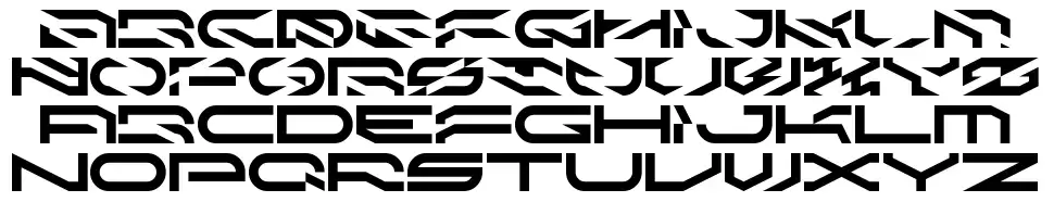 KleenBlades LDR font