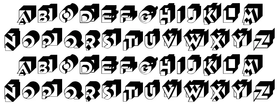 Knockout font
