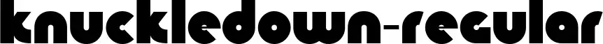KnuckleDown-Regular