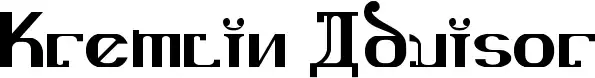 Kremlin Advisor font