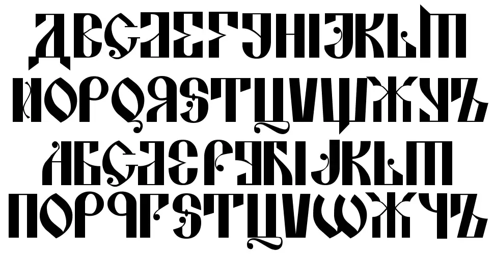 Kremlin Alexander font