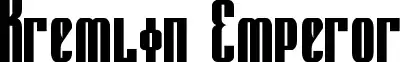 Kremlin Emperor font
