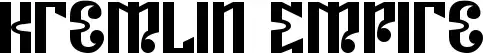 Kremlin Empire font