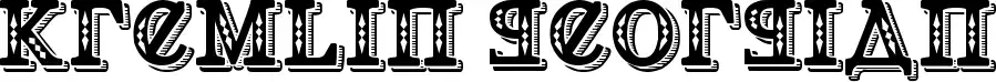 Kremlin Georgian font