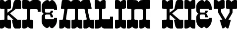 Kremlin Kiev font