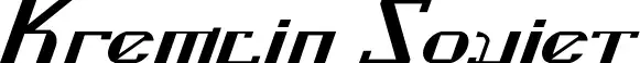 Kremlin Soviet font